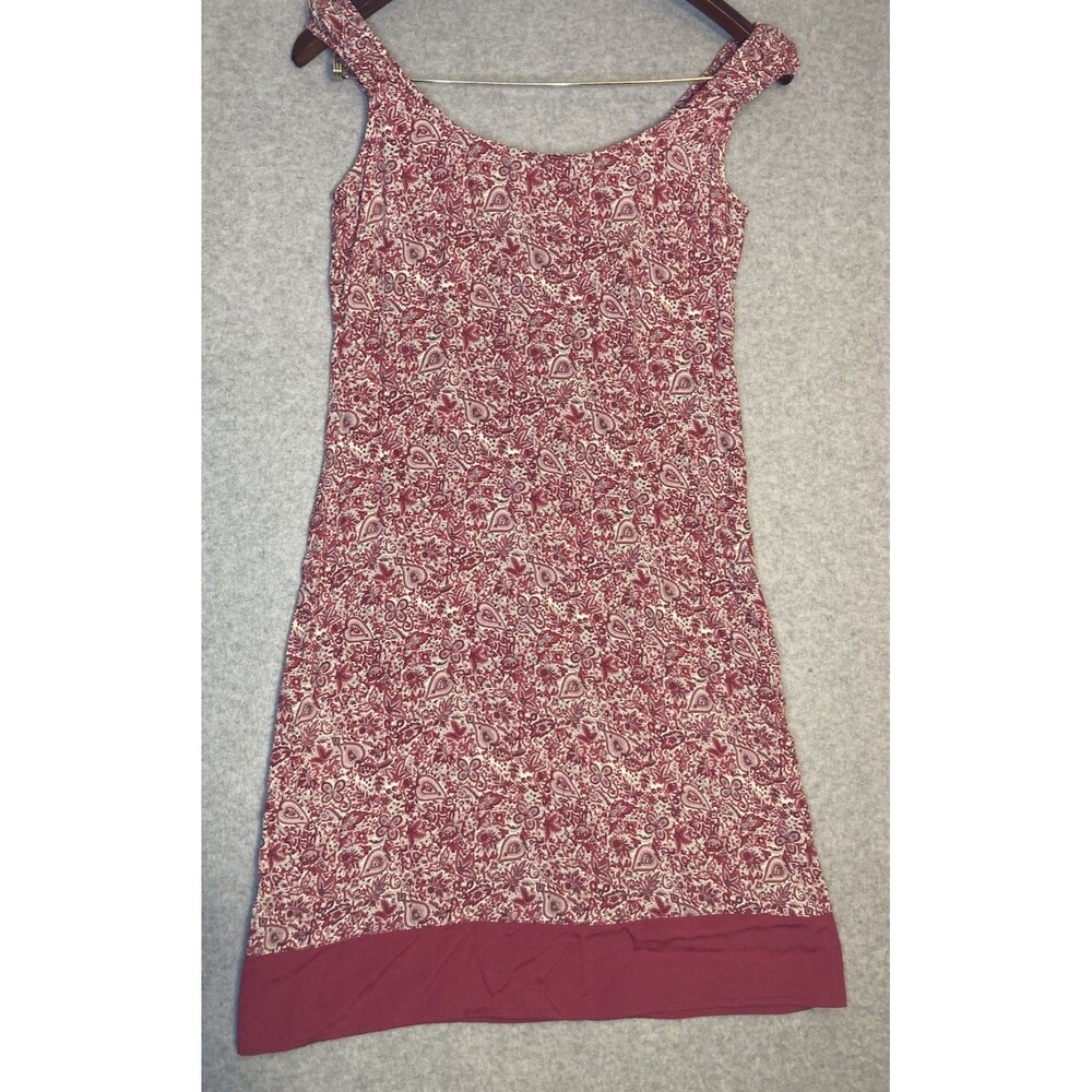 VTG American Eagle Sz 6 Dress Paisley Pink Boho Y2k 90s Mini Date Night Summer